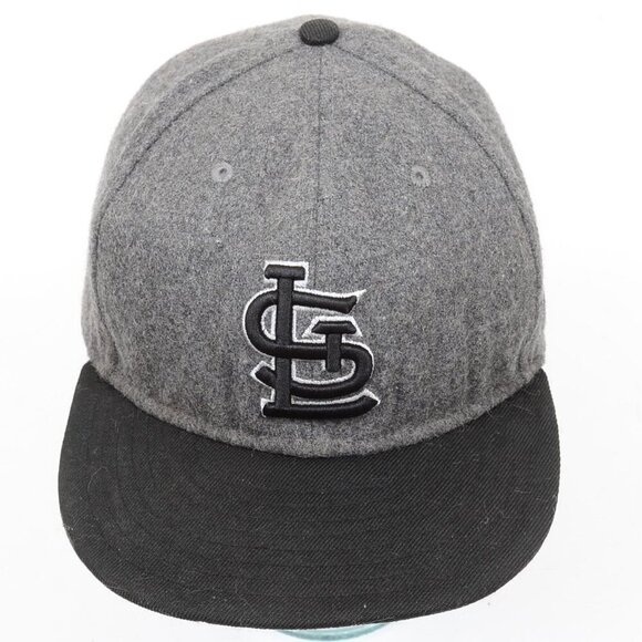 St. Louis Cardinals New Era 9Fifty Gray Snapback 7 3/8 Baseball Cap Hat - Picture 2 of 7